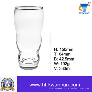 Qualitäts-Glasschalen-klares Glas-Bier-Becher Kb-Hn0318